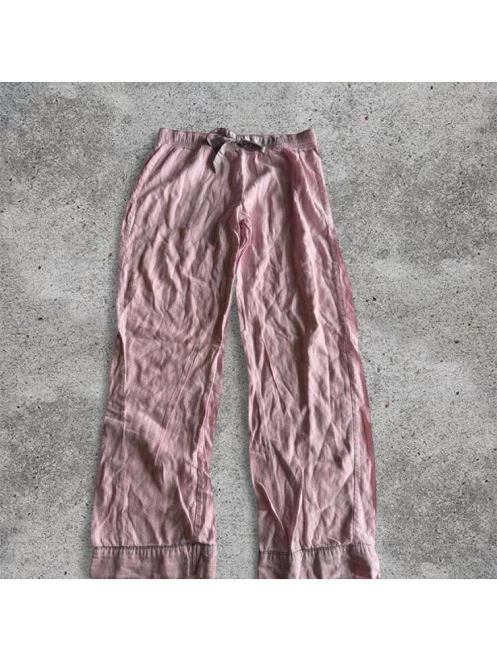 Victoria’s Secret pink striped pj pants